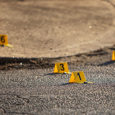 St. Louis Police investigate an officer-involved shooting on the 4500 block of Virginia Ave. on Tuesday, Feb. 13, 2024.