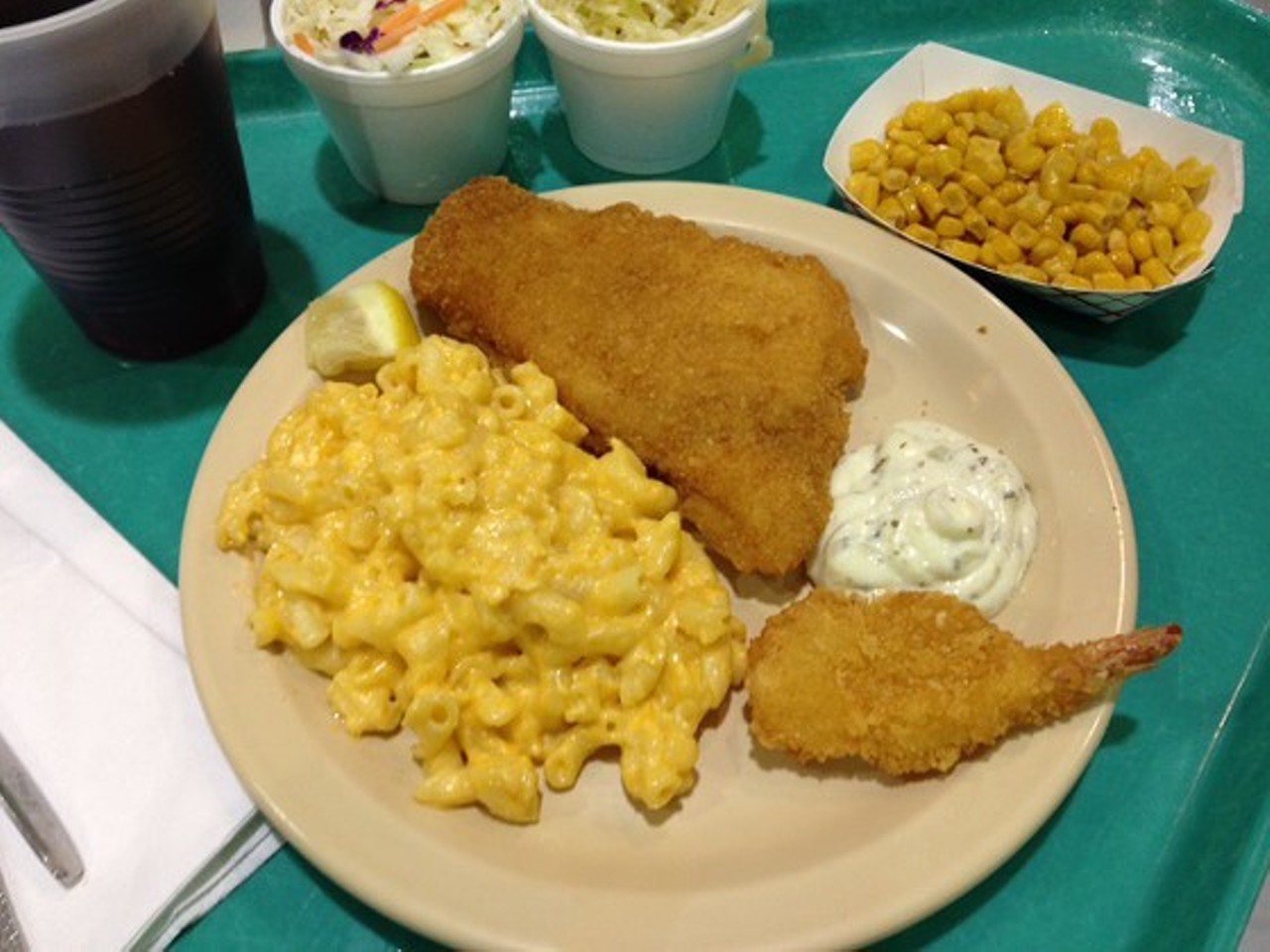 Epiphany of Our Lord
(6596 Smiley Avenue; 314-781-1199)
Epiphany of Our Lord has streamlined the fish-fry tradition with a thorough online ordering process. Patrons can choose from fried catfish, pollock, shrimp and cod, as well as a litany of sides sold in 8-ounce, half-pint, pint and quart servings. Orders are carryout only and must be made prior to noon the Thursday before. Customers must pay at the time of pickup with either cash or check. Dates and times of operation are every Friday from February 19 to March 26 from 4:30 p.m. to 7 p.m. &#151; Jack Killeen
Find out more here.
Photo credit: Cheryl Baehr