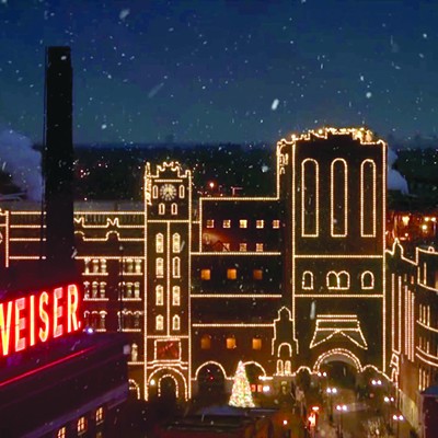 Anheuser-Busch Brewery turns on the holiday lights this weekend.