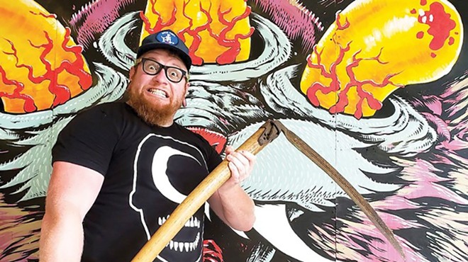 Prolific St. Louis artist Jason Spencer bested competitors from around the world in the art-sports tournament.