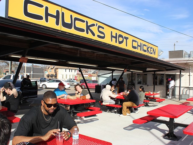 Chuck's Hot Chicken is now open in the space that formerly housed Courtesy Diner's Kingshighway location.