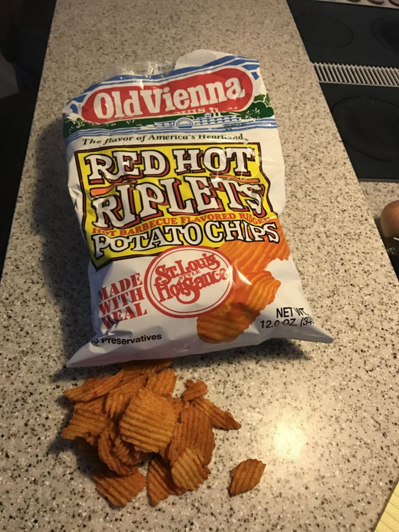 Why they aren't the best: Let's not kid ourselves: These chips are fucking hot. And that's putting it lightly. It's not like tortilla chips or Cheez-its&reg; where you can accidentally finish a whole family bag in one sitting; you'd need about five glasses of milk and two sticks of celery to take down a large bag of Red Hot Riplets&reg;. Some say that's what makes them great, but the competition here is fierce: Other St. Louis food stuffs can surely paint the Riplets' searing strength as a liability. Photo by Alec Herr.
