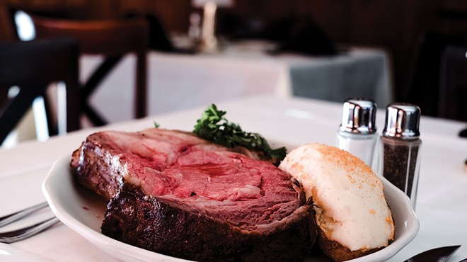 Prime rib has been a signature of Kreis' restaurant since the 1960s.
