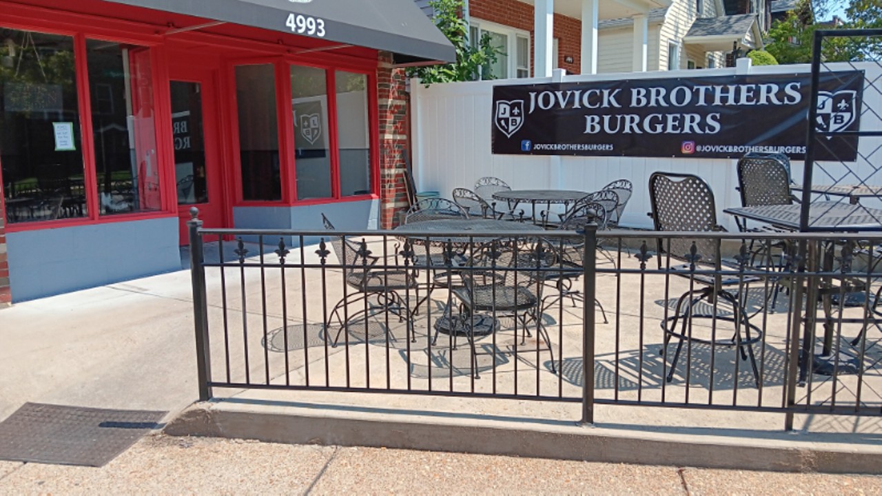 21. Jovick Brothers Burgers
(4993 Loughborough Avenue; 314-390-2899)
“I heard Jovick Brothers Burgers opened last week. The photos I saw of them looked great so I popped in on a Monday evening. This space has about 6 tables inside and 6 tables outside. All of the the inside tables turned twice while I was there and there were maybe 3 tables filled outside. I ordered a double smash burger with pepperjack, pickle, and onion and French fries. Everything was really good. Not too greasy. It stayed together while I ate it. Would have liked if the bun was less bready but it's a minor complaint. The French fries were battered and perfectly crisp. Burger had nice skinny edges. Love the Heinz ketchup. You order at the counter and then they bring it out to you. Friendly service. I'm sure I'll be back here!” - Michelle L. on Yelp
