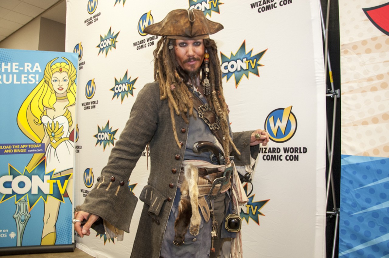 Aaron Rabe as Captain Jack Sparrow.