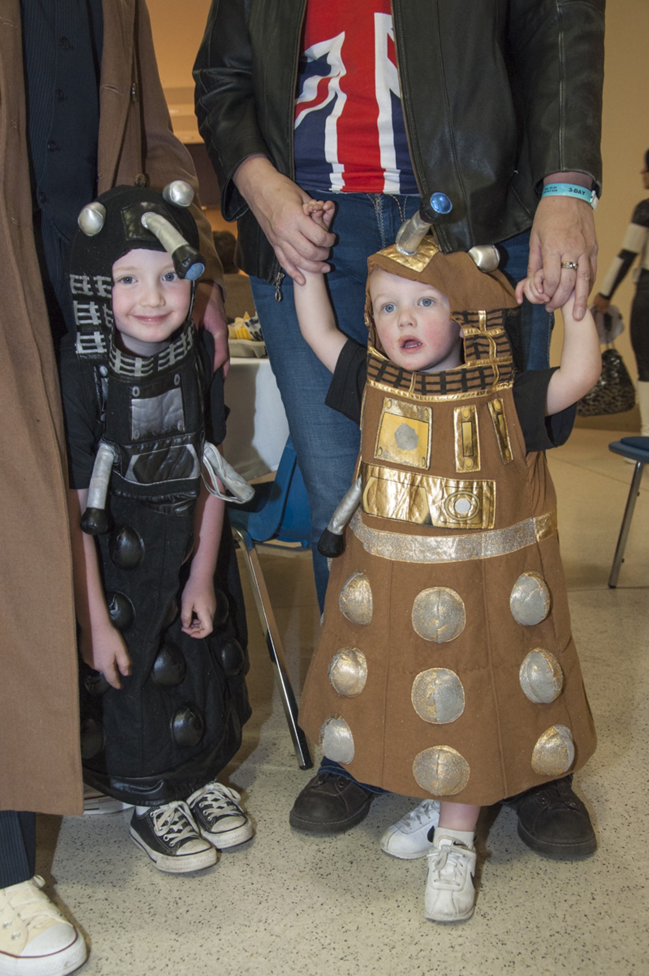 Samuel and Benjamin Meeks, little Daleks from Dr. Who.