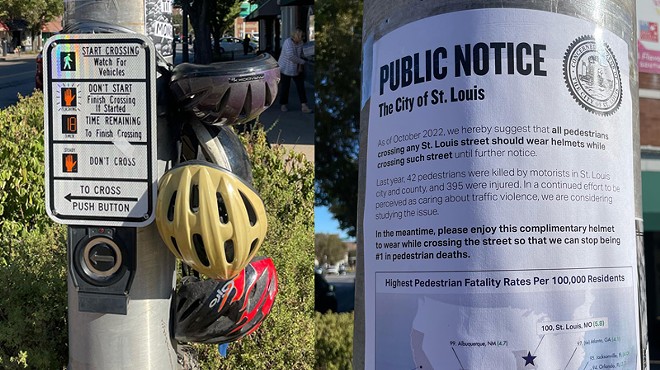 St. Louisans Offer Free Bike Helmets to Raise Hell About Traffic Violence