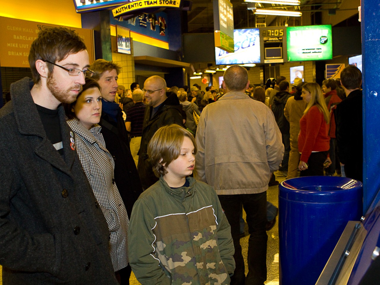 Star Wars fans gathered in the concourse of the Scottrade Center to catch a glimpse of memorabilia from the movies.