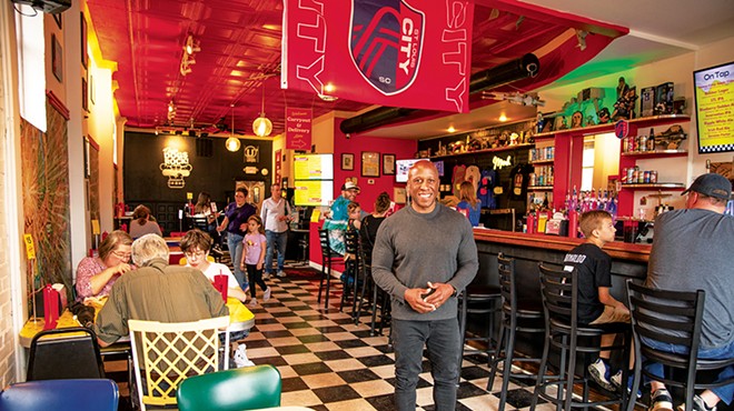 Famous as the lead singer of the Urge, Steve Ewing is a familiar presence at his namesake eatery.