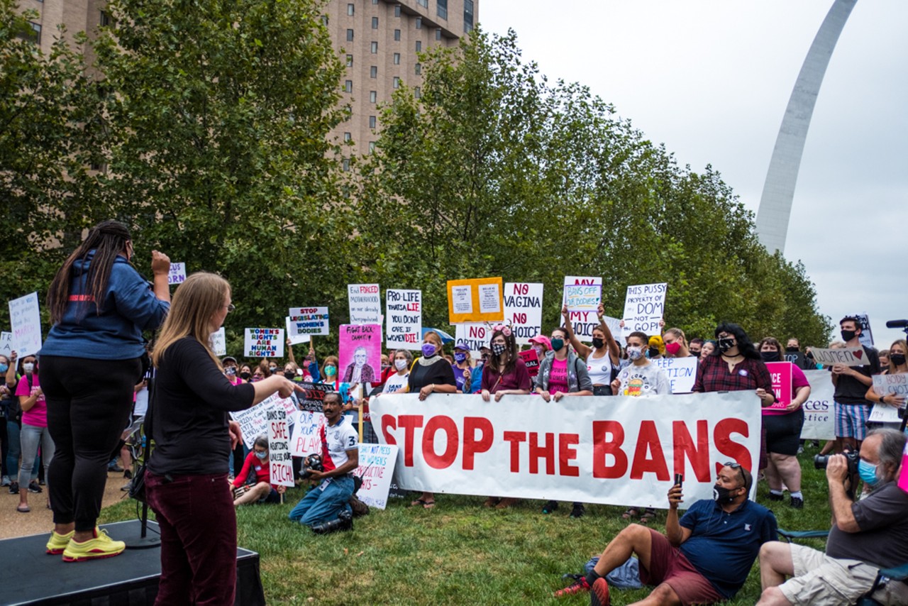 Stop Abortion Bans Rally Draws Hundreds to St. Louis [PHOTOS]