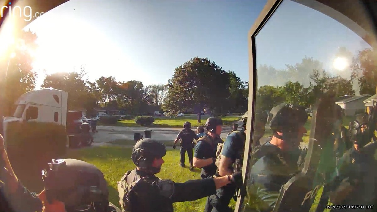 “What the hell is going on?” said Brittany Shamily, upon seeing the SWAT team on her front lawn.