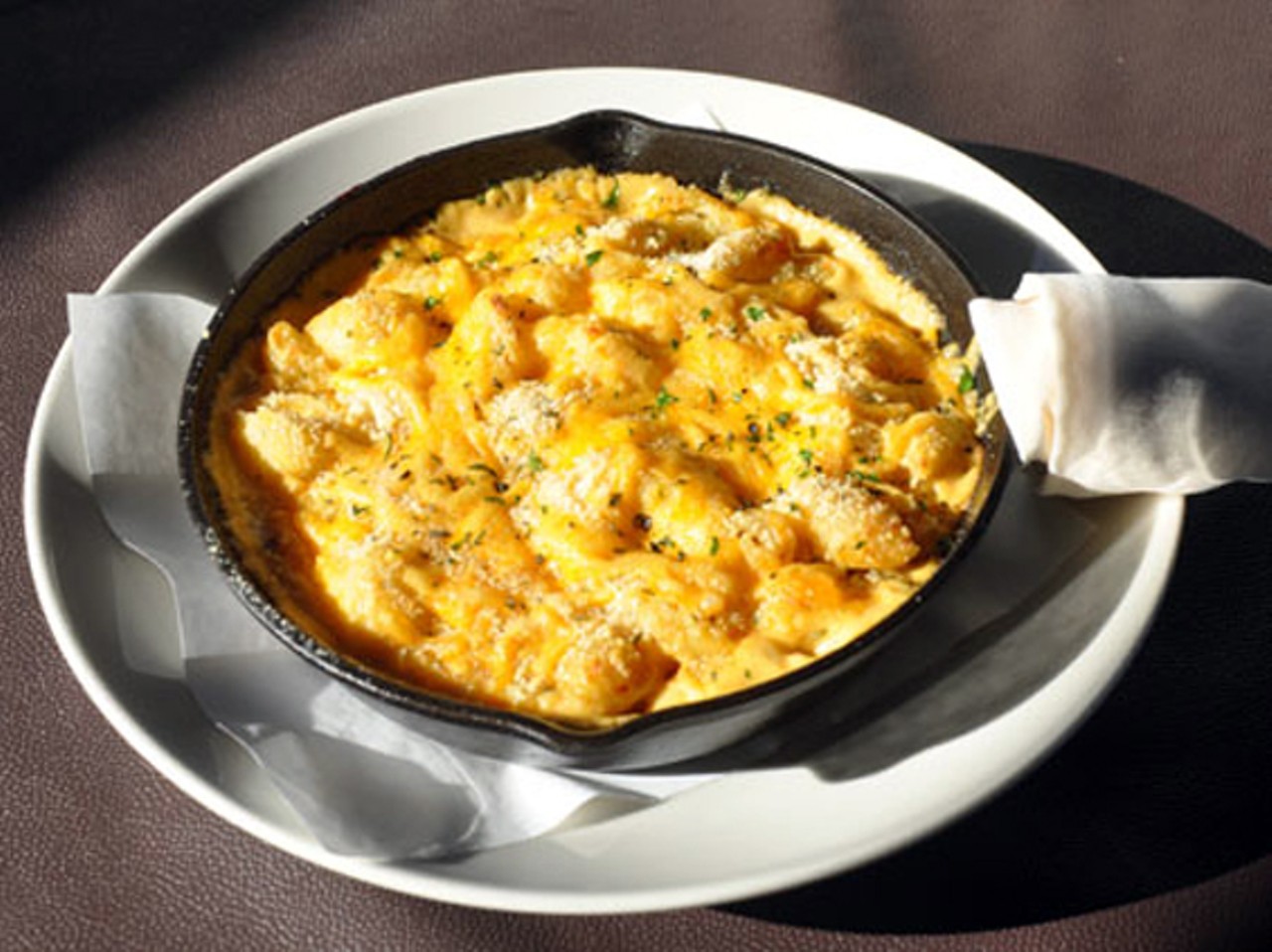 3. The Block's baked mac & cheese ($10.50) 
Pure, unadulterated, cheesy ridiculousness served in a skillet. Original post.