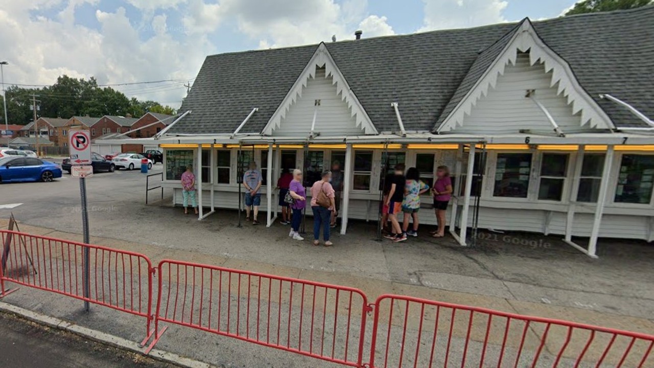 Going to the Ted Drewes on Chippewa Street is scary parking no matter how you slice it. The parking lot is always overrun with people. And parking across the street and running over for your concrete is dangerous, too.