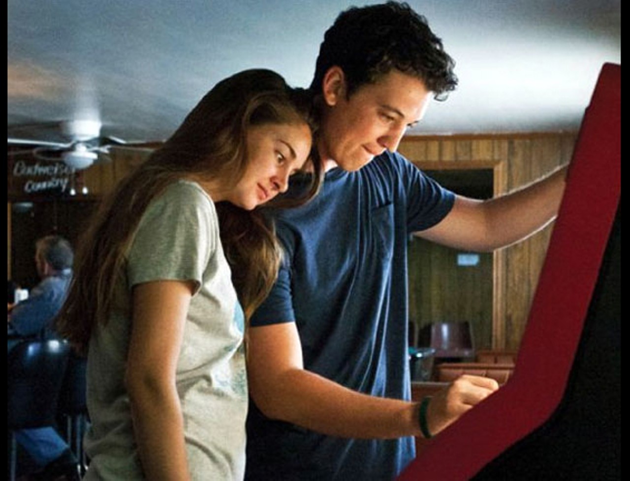 4. Miles Teller and Shailene Woodley in The Spectacular Now
