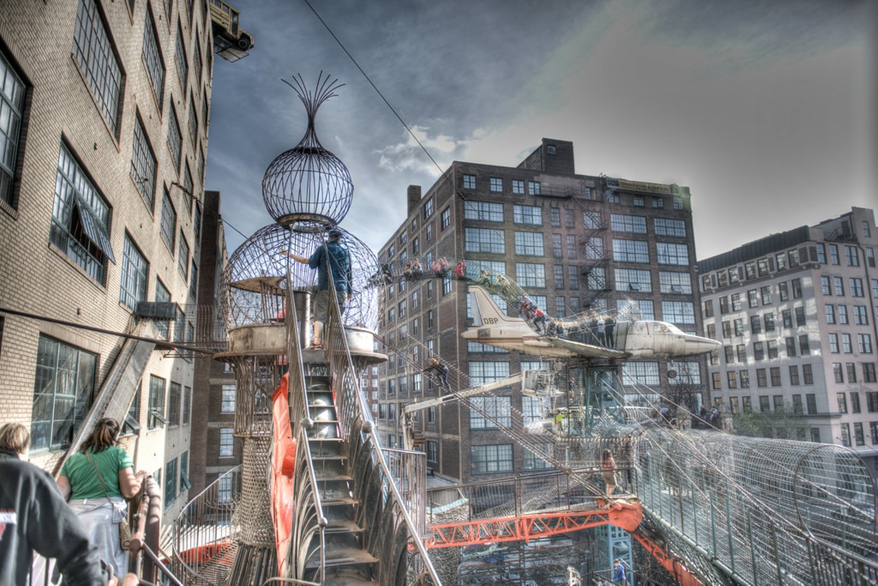 Get tipsy and experience the City Museum in a whole new way.
Yes, St. Louis' most amazing museum is open late, and alcohol is served. Talk about good times! Just don&#146;t blame us if you break a leg. Photo courtesy of Flickr / Texas Tongs.