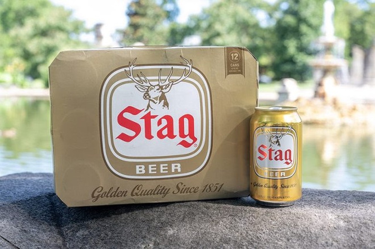 40. Stag 
It’s cheap, crushable and provided an important alternative back when Anheuser Busch dominated the taps. For that, we thank you, Belleville-based Stag.