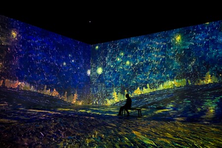 Beyond Van Gogh: The Immersive Experience is a traveling exhibit that runs from October 1 until November 21. The exhibit lets you step into van Gogh's paintings.