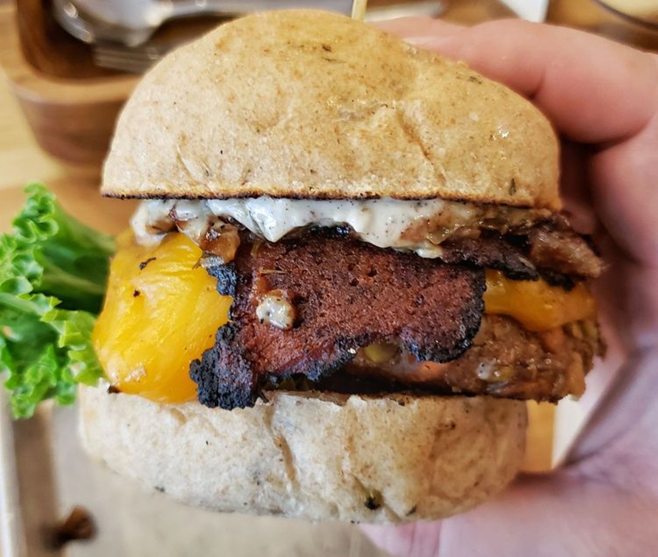 #5: SweetArt
(2203 South 39th Street; 314-771-4278)
Specializing in veggie burgers, read the Yelp reviews here.
Find out more from our food editor Cheryl Baehr here.
Photo credit: Jason P. via Yelp