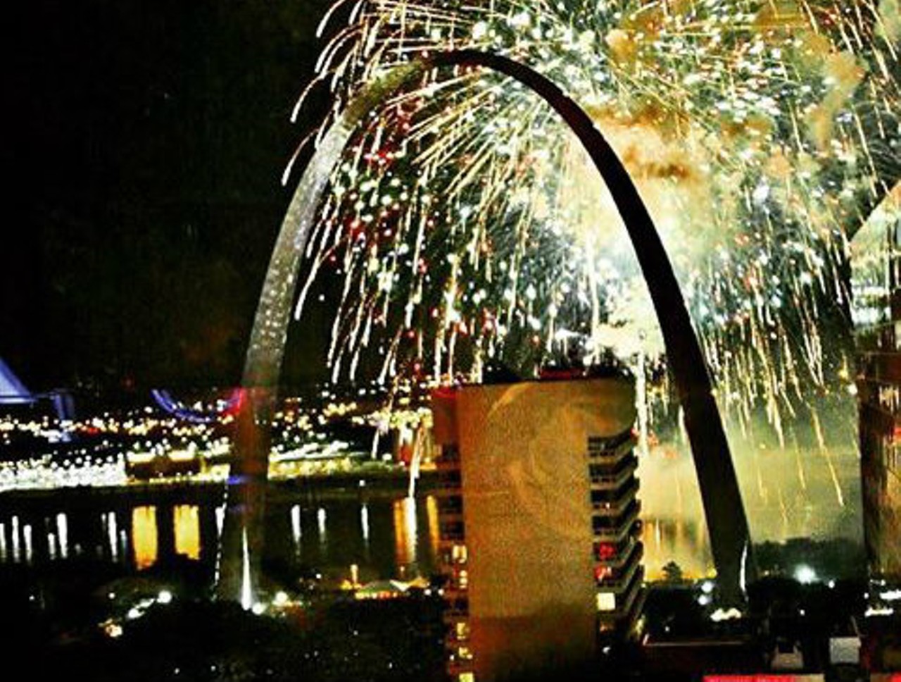 Make out with spectacular views of the city glowing in all directions at 360 Rooftop Bar. Fireworks not promised (you'll have to be sure to go back on July 4th for that), but we're sure you'll be making fireworks of your own and won't even notice. Photo courtesy of Instagram user 360rooftopbar.