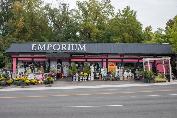 Best Antique Store
Empoirum St. Louis Antiques
9410 Manchester Road, Rock Hill; emporiumstlouis.com
READERS' CHOICE SPOTLIGHT 
Emporium St. Louis may be known for its neon-pink and black facade, but that color scheme is only part of its vibrancy. Beloved as one of the area’s oldest antique and vintage stores, this Rock Hill gem overflows with everything from ornate, old world furniture to cottagecore tchotchkes that, though once out of date, find new lives as their aesthetics come back in style. With an ever-changing inventory, helpful staff and an eBay store that allows you to treasure hunt from the comfort of your own home, emporium brings the joy of the search to you no matter how you prefer to shop. Though really, it’s hard to beat the thrill of sifting through its wares on site; you never know what this wonderful shop has in store until you start looking.