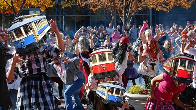St. Louis is once again under siege by zombie trolley cars.