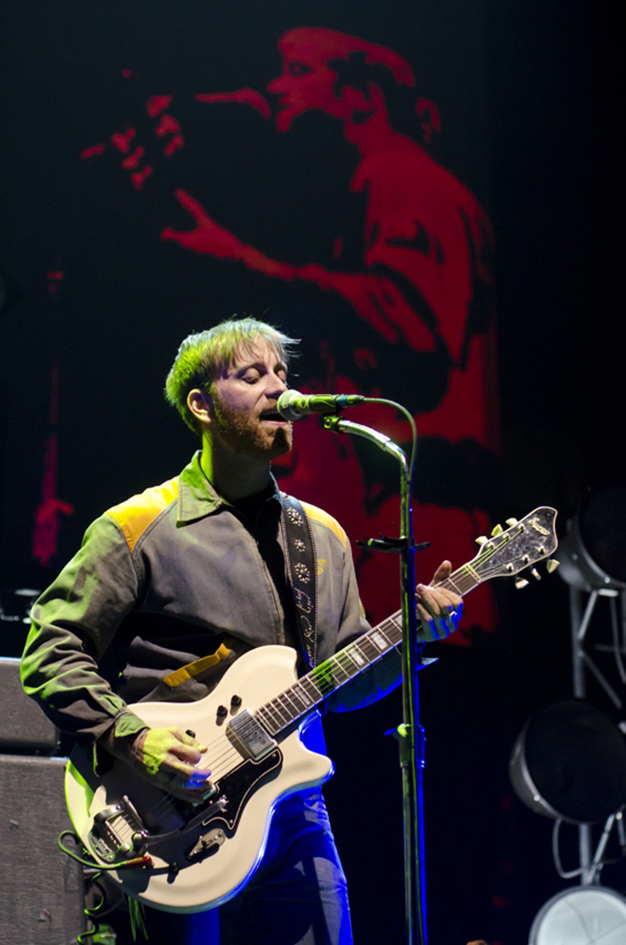 Dan Auerbach of The Black Keys performing at the Chaifetz Arena in St. Louis on Friday, April 27.