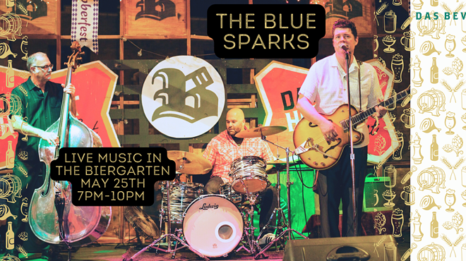 The Blue Sparks Live in the Biergarten