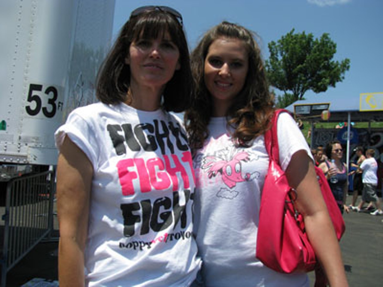 Local pop-punks Fight! Fight! Fight! are on several dates of this year's Warped Tour. Bassist Jerry Rose's mom and sister show their pride.