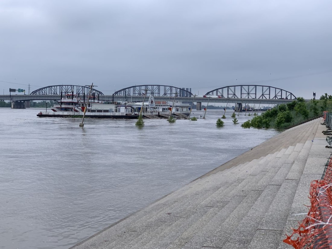 The Flooding in St. Louis at the Arch Is Insane as the Mississippi River Crests [PHOTOS]