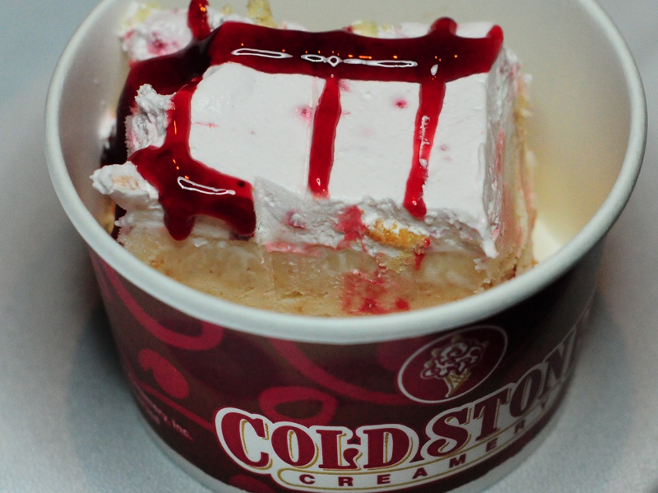 "Cheesecake named 'Desire'" from Coldstone Creamery.