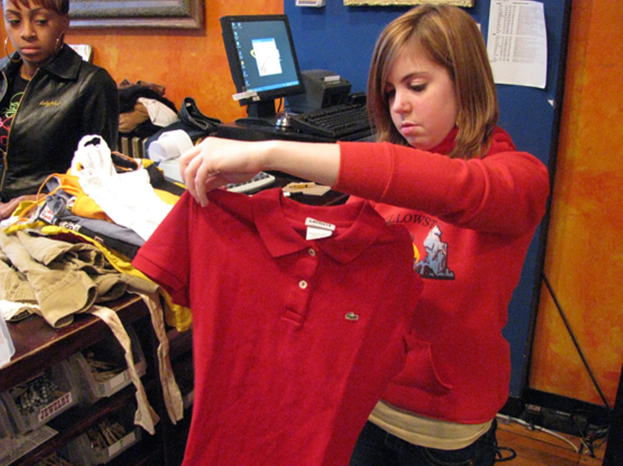 Jenny Beausang of Rag-O-Rama said this red Lacoste Polo is definitely a keeper.