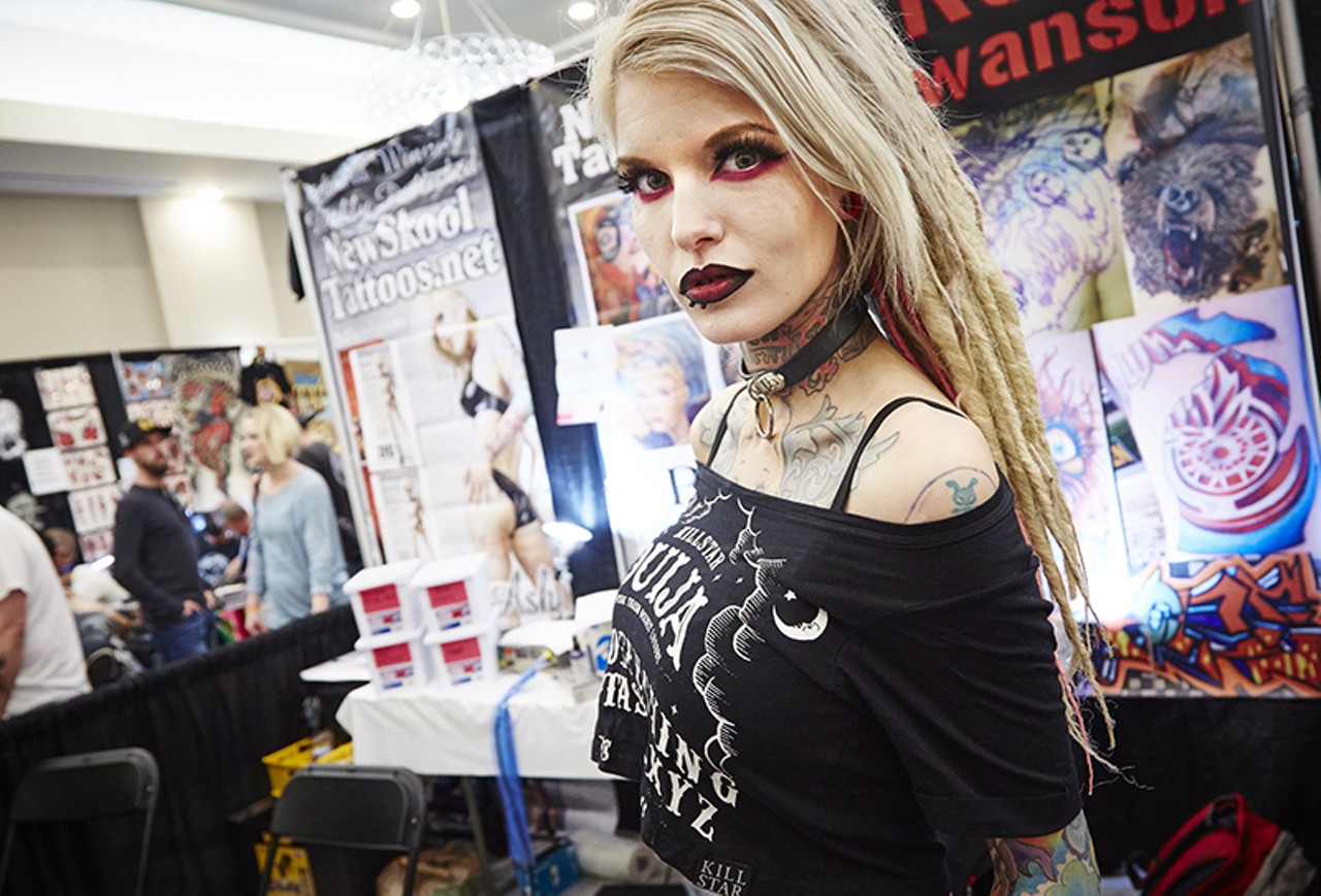 Alloy Ash, an ink model, was a featured guest this weekend.