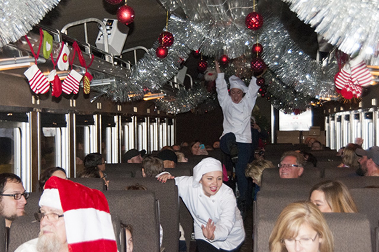 The Polar Express Rolls into St. Louis with Santa and Sweets