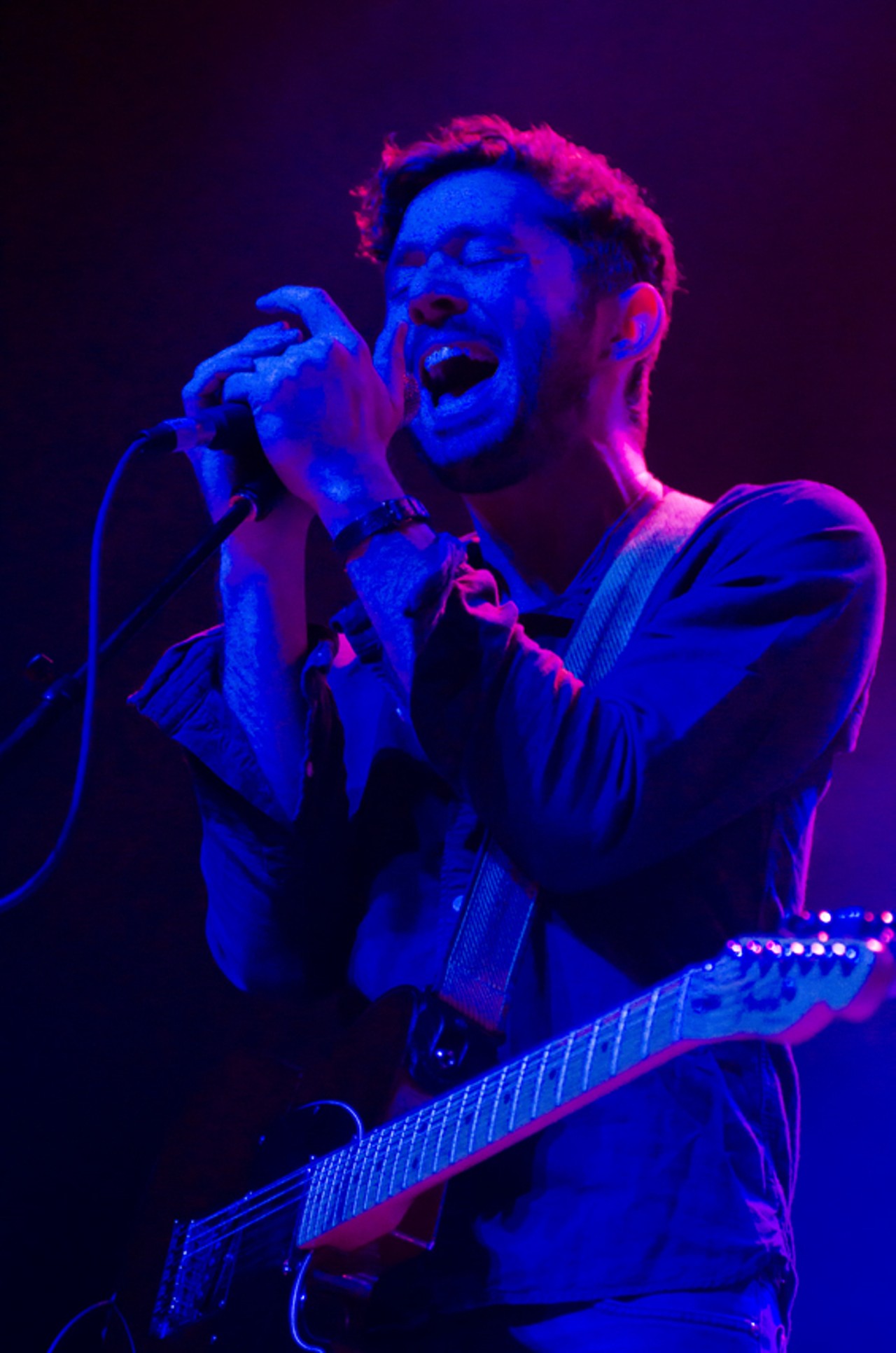 The Antlers performing at the Pageant.