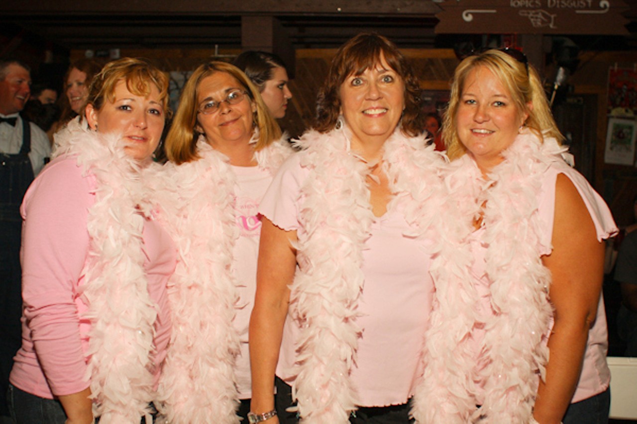 The boa girls are Valarie, Arline, Janet and Rebekah.