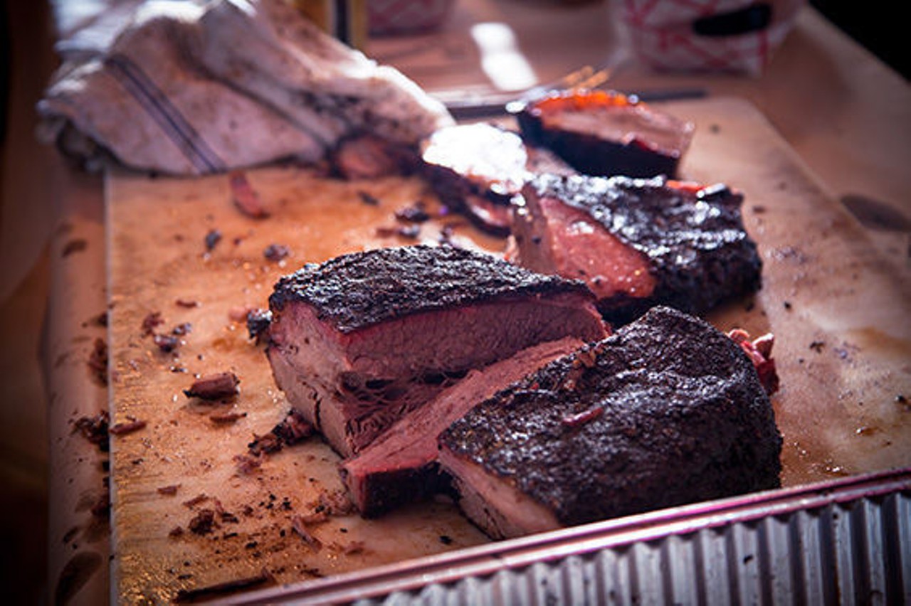 Brian C. Luscher's brisket, photographed in November at the "Meat Fight 2012" competition in Dallas.