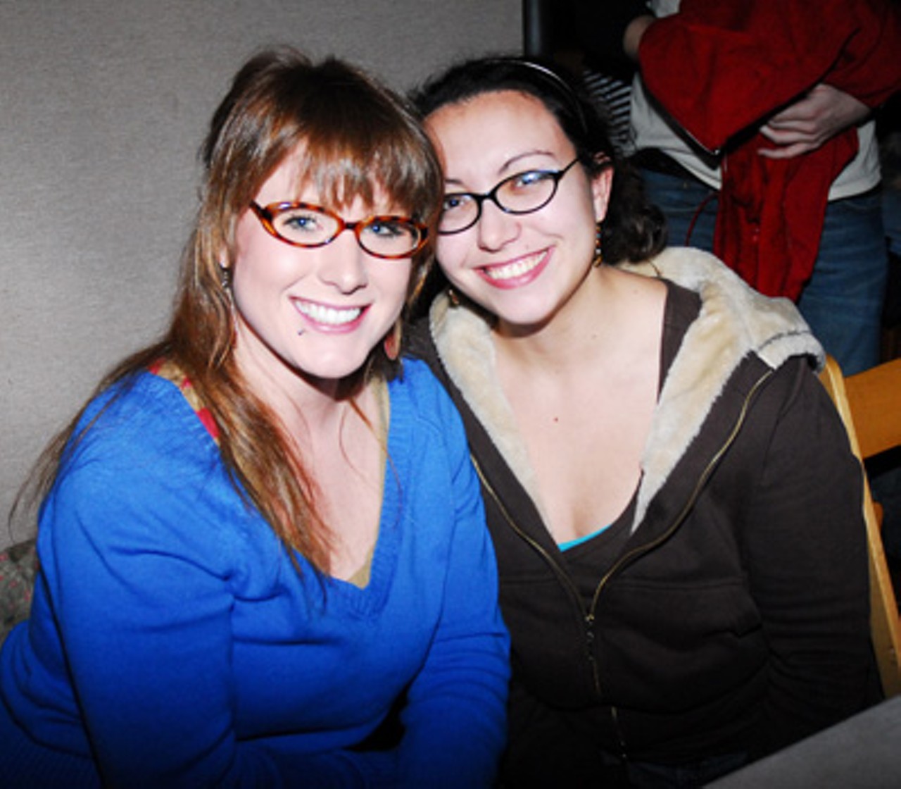 Brooke Davis and Anna Ross came out to see Theodore on January 2 at the Schafly Tap Room.