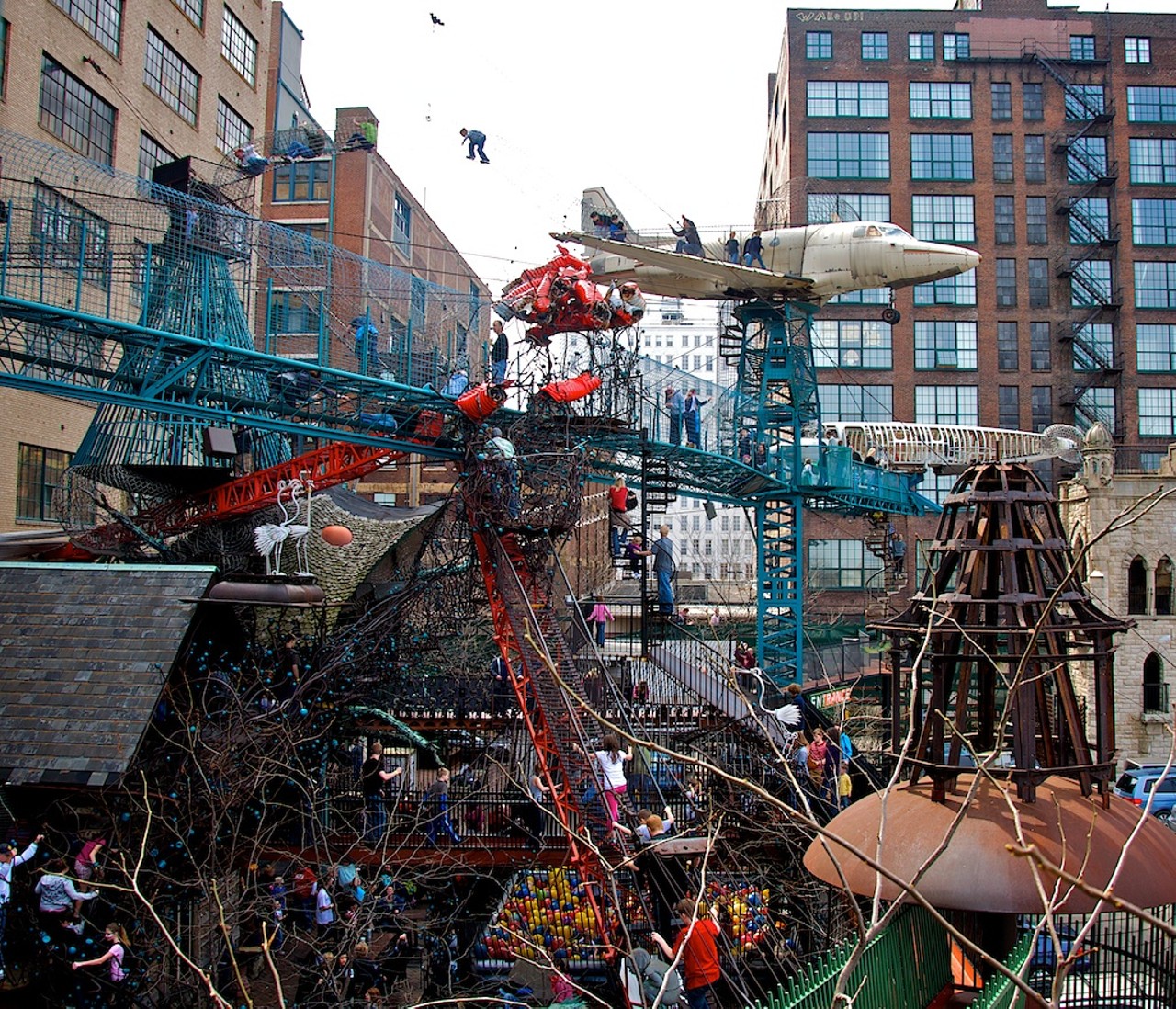 Go back to City Museum
If you haven't been there in a few years, it's got whole new sections that didn't exist earlier &#151; new caves in the floor, catwalks into secret rooms, and an abundance of cool post-post-modern sculptures that they've been quietly acquiring. - Evan Sult
Check it out here.
Photo courtesy of sawdust_media / Flickr