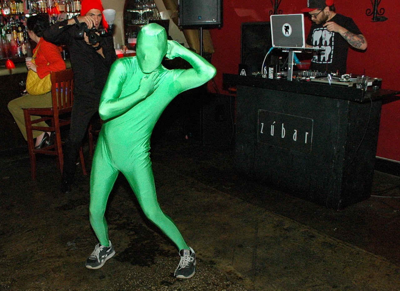 Green man from Dallas.
