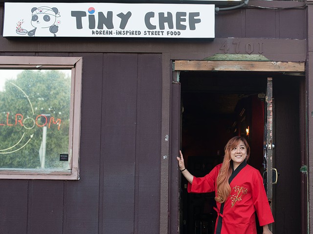 Melanie Hye Jin Meyer, chef-owner of Tiny Chef in the Silver Ballroom