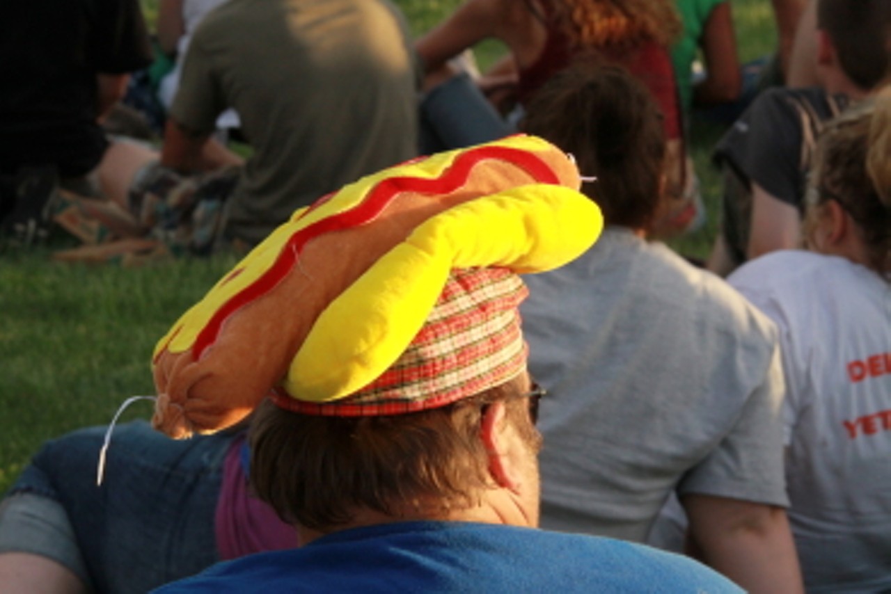 You get a chance to wear that flea market hat.