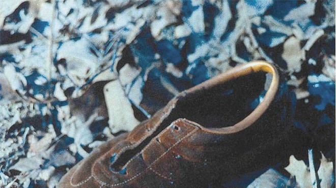 Judy's shoe was found at the crime scene after her killer strangled her with her shoelace, then blasted her with a shotgun.