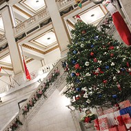 For David Thackwell, St. Louis City Hall is a Christmas Canvas