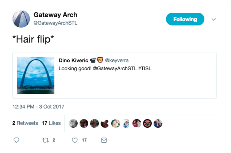15 Tweets That Prove the Arch Is the Sassiest Monument Around (2)