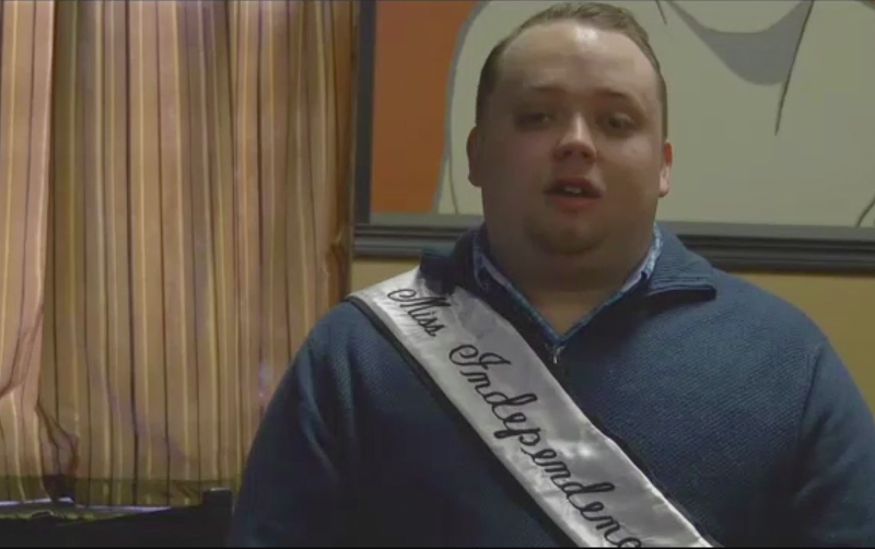 In his role as Miss Independence Place, Danny Vaughn organized a benefit — but initially had trouble finding a beneficiary. - IMAGE VIA YOUTUBE