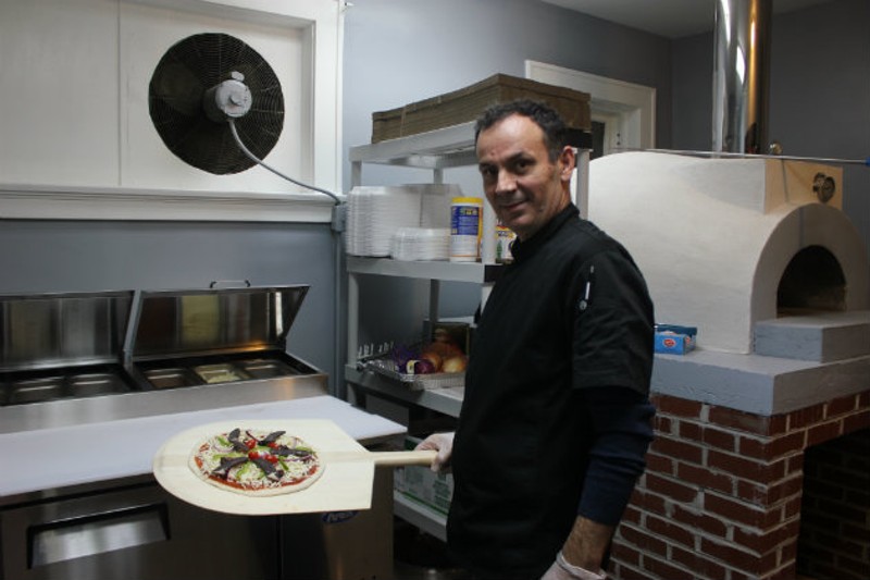 Brahim Mehmetaj honors his family's roots at Eni's Pizzeria. - CHERYL BAEHR