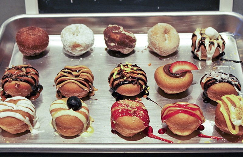 Varieties are numerous at the Dapper Doughnut. - JESSY KINZEL