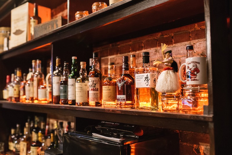 The bar offers more than 80 kinds of whiskey. - SPENCER PERNIKOFF