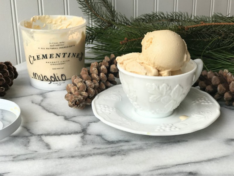 Clementine's mugolio ice cream is a rare find. - ANDREW THOMPSON