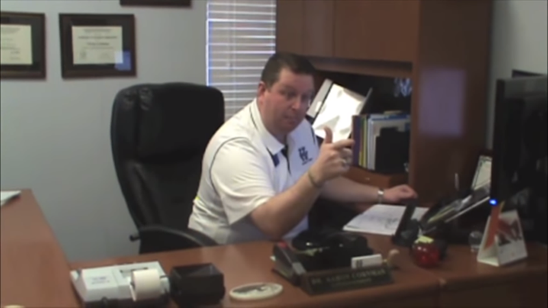 Superintendent Doc C. Cornman, man of integrity. - Screenshot from the video below